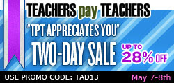 Teacher Appreciation SALE!