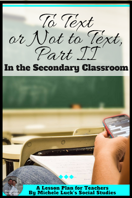 Do you let your students use their iphones in your classes? Read these Ideas and take a look at these engaging website links for using cell phones in the middle and high school classroom. #teaching #lessons #technology