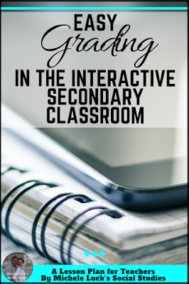  Grading an Interactive Notebook in the middle or high school classroom can be a challenge, but these ideas and tips will help you stay organized and keep your students on task! The last tip was my lifesaver!