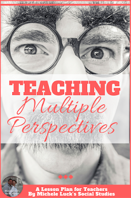 Need ideas for teaching multiple perspectives in the secondary classroom? Your middle or high school students will learn the importance and how to with these easy tips. #teaching #iteach678 #iteachhs
