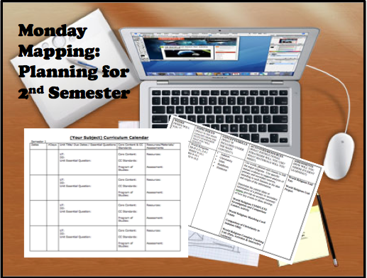 Monday Mapping: Planning for 2nd Semester