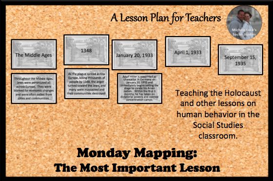 The most important lessons I teach in my Social Studies classroom are about humanity and our role in the world to protect one another. Read my suggestions for bringing that lesson home in your middle or high school classroom.