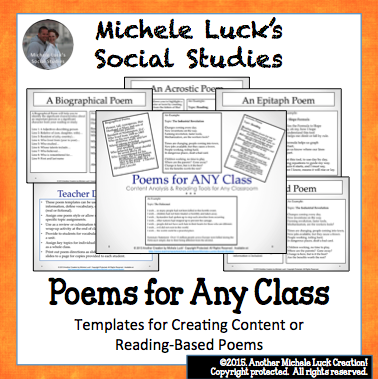 https://www.teacherspayteachers.com/Product/7-Poem-Templates-or-Direction-Cards-for-ANY-Class-for-Reading-Analysis-More-633703