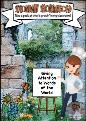 Secondary Smorgasbord: Curious to see What’s Growin’ – Words of the World