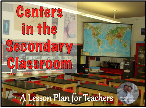Tips for setting up effective centers in the secondary classroom.