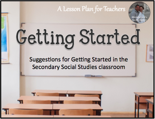 Getting Things Started in the Secondary Classroom