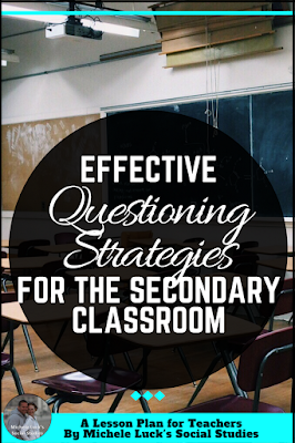 Go back to school with effective questing strategies, tips and tools to use in your middle or high school classroom. With a little organization and ideas like the challenge questions, you can transform your secondary classes into master thinkers!