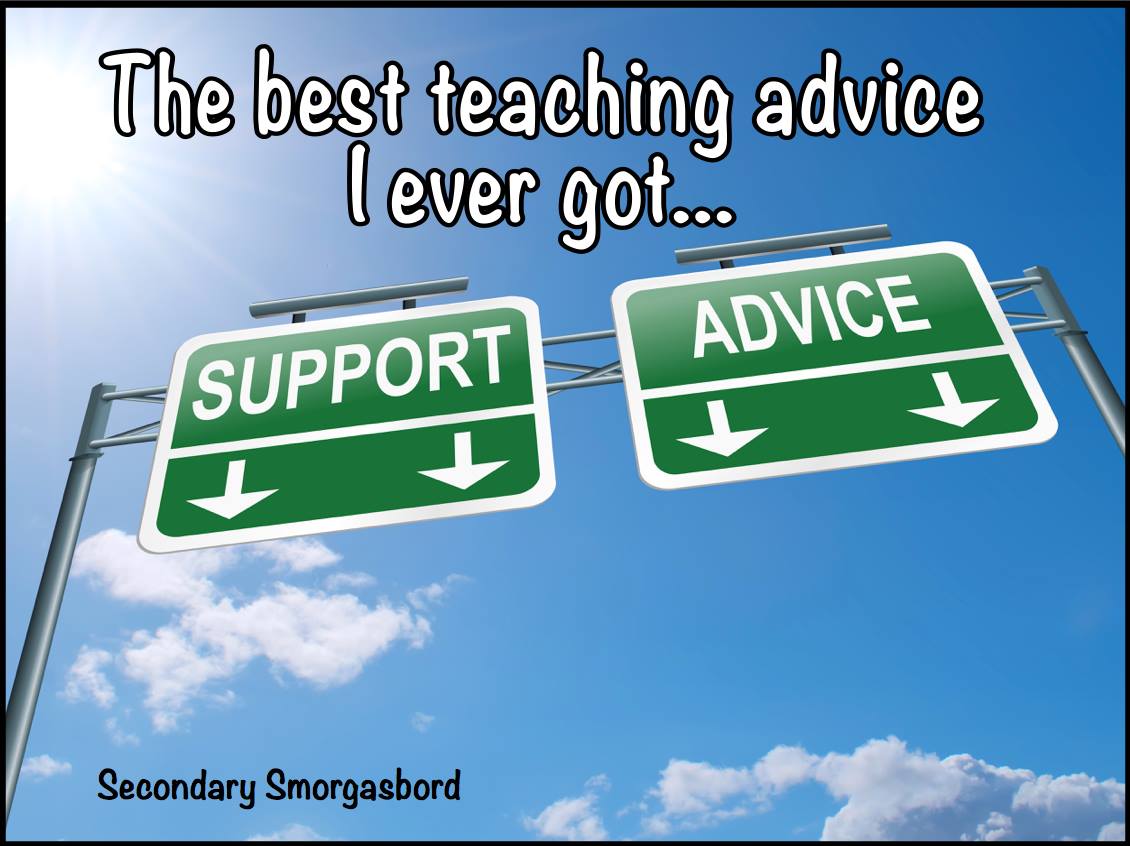 The best teaching advice ever, including tips shared in a link up of veteran teachers.