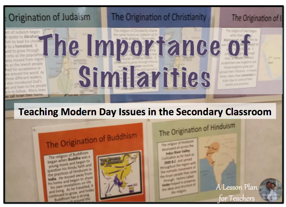 The Importance of Similarities: Teaching Modern Issues in the Secondary Classroom
