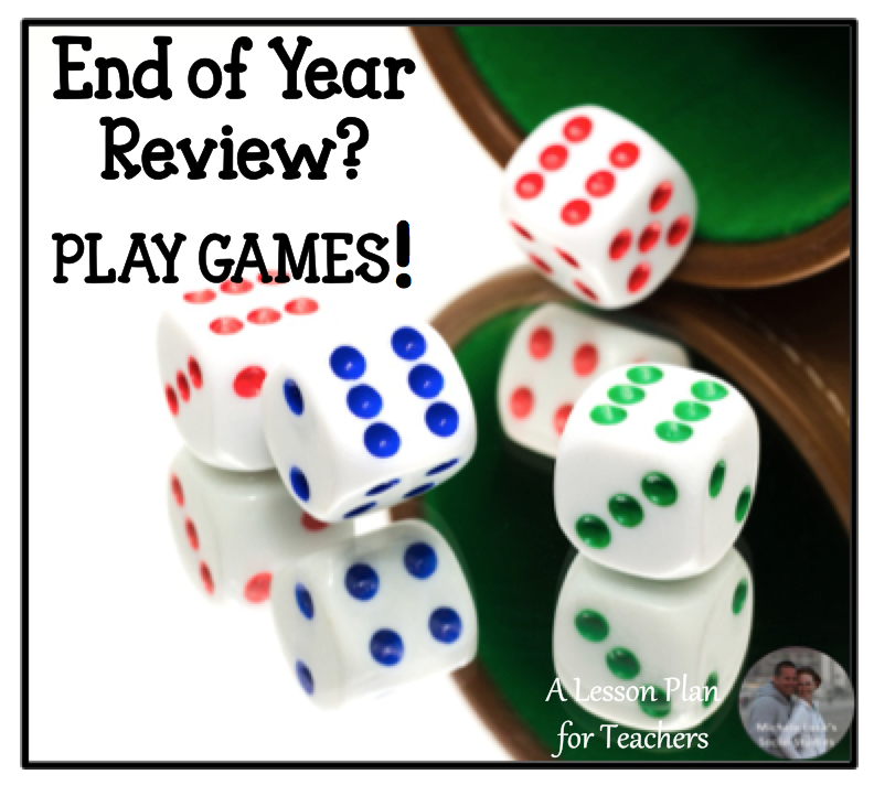 End of Year Review? Play Games!