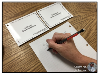This is a simple how-to post for using topic cards in secondary classrooms.
