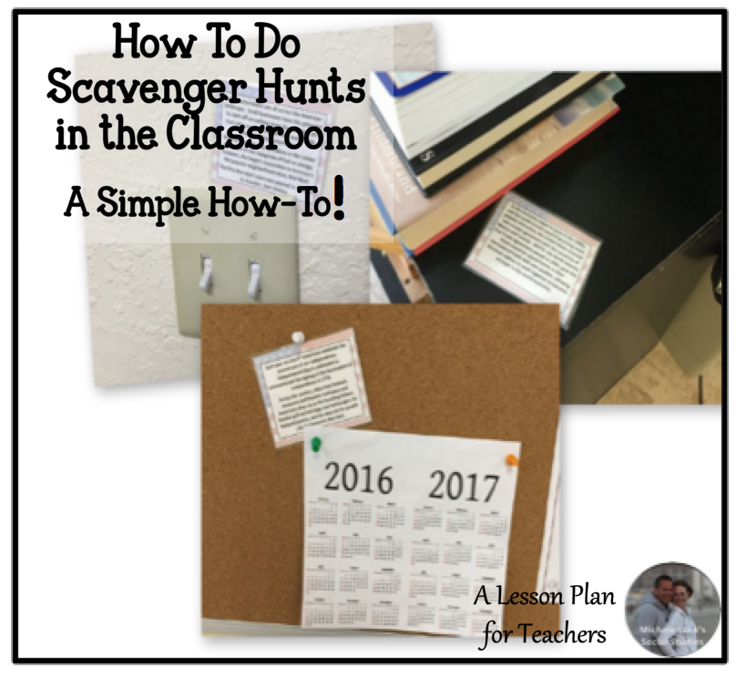 How-To Do a Scavenger Hunt in Your Classroom