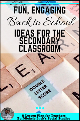 How to create a Meet and Greet for Back to School in the middle or high school classroom. A fun and engaging activity idea for the first day of school.