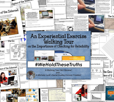 Experiential Exercise Walking Tour of Checking for Reliability #weholdthesetruths