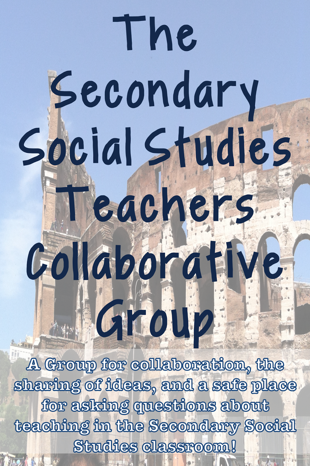 Join The Secondary Social Studies Teachers Collaborative Group on Facebook to have a safe place for sharing ideas, asking questions, and keeping up-to-date on the latest and greatest social studies resources!
