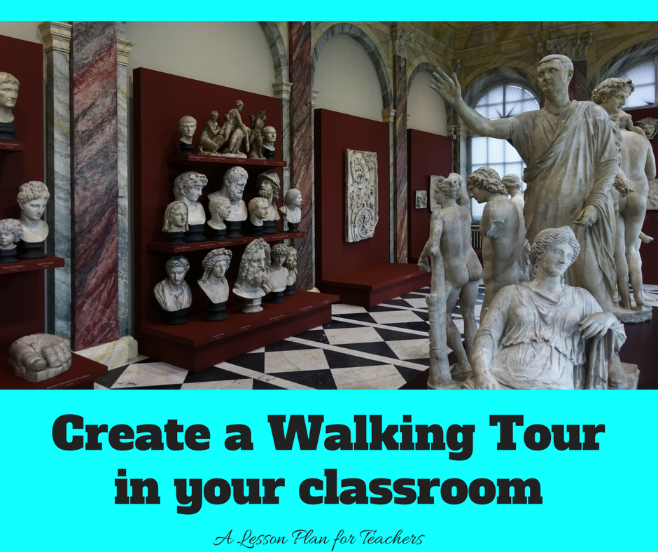 Are you always looking for the perfect lesson plan or strategy to teach a ton of content in a short period of time? Take a look at this great idea! It is perfect for the middle or high school classroom and students will love it! #teaching #gallerywalk #walkingtour #strategies #iteach678 #iteachhs