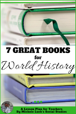 Reading full length books in World History can be a great way for addressing core content and practicing skills. These seven books are at the top of my list when teaching my history students. The first one is my absolute favorite!