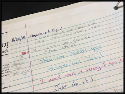 The first step to understanding how to set up an Interactive Notebook is understanding how an IN works within an Interactive Classroom. Interactive Notebooks aren't designed to be the end-all-be-all for lesson planning, note-taking, student engagement, and formative assessment. Instead, the Interactive Notebook is a tool to help students organize, relate, structure, and delve deeper into their course of study. Within an Interactive Classroom, Interactive Notebooks act as both catalyst and landing strip for all things learned. #interactivenotebook #interactiveclassroom #middleschool #highschool #lessonplans #teaching #teacher #interactive #classengagement