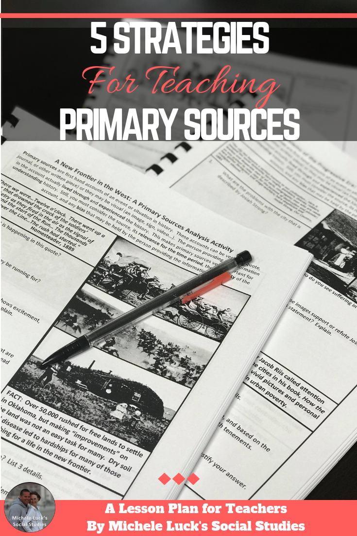 The Library of Congress appropriately categorizes primary sources as the "raw materials of history," emphasizing the importance of analyzing, studying, and understanding these basic building blocks of any historical fact. By connecting students with firsthand facts and experiences, primary sources allow students to connect to the history on a deeper, more complex level. By using primary sources in your classroom, you're not only presenting critical and foundational information, but also helping students to formulate effective thinking strategies, critical thinking skills, and processing skills. #lessonplans #primarysources #primarysourceanalysis #alessonplanforteachers #teacherspayteachers #teaching