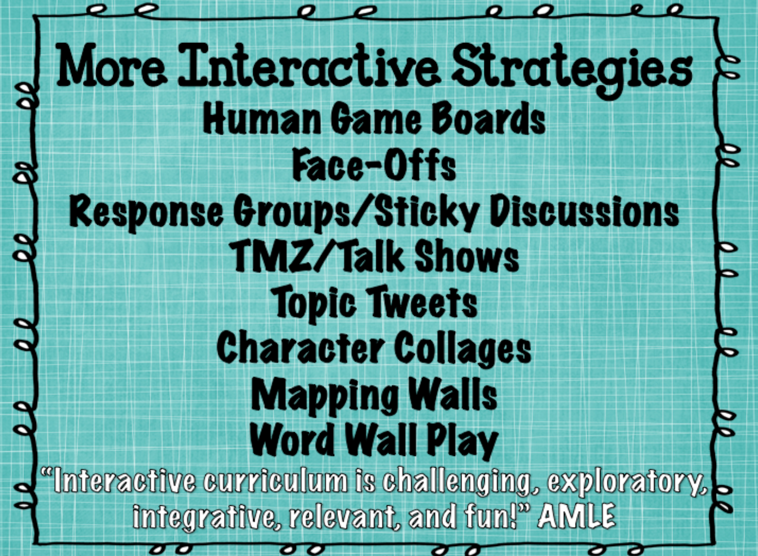 A truly interactive classroom is ACTIVE! It involves students being up and moving around the room. Students are talking and interacting with one another. They are practicing skills like inquiry, investigation, and analysis. And they are working cooperatively to solve problems. #interactivestrategies #teachingtips