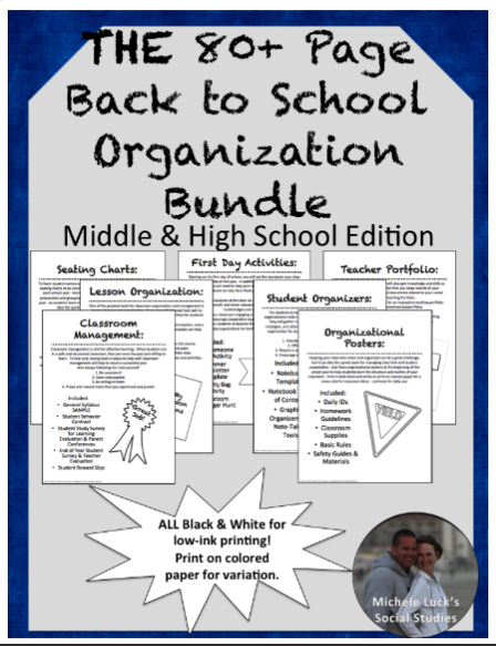 Once you've set your Scope and Sequence and have a handle on the year's curriculum, download the comprehensive Back to School Classroom Organization & Management BUNDLE to ensure a successful start to the school year! #classroommanagement #teacherresources #newteachers #experiencedteachers #teachertools