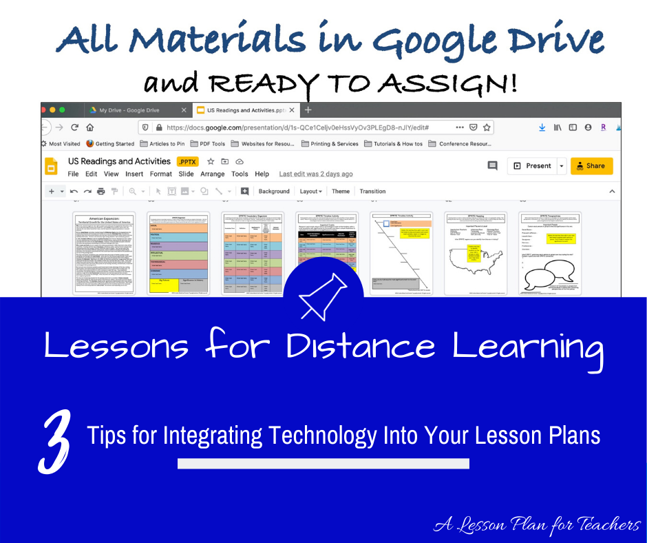 Lessons for Distance Learning: 3 Tips for Integrating Technology Into Your Lesson Plans