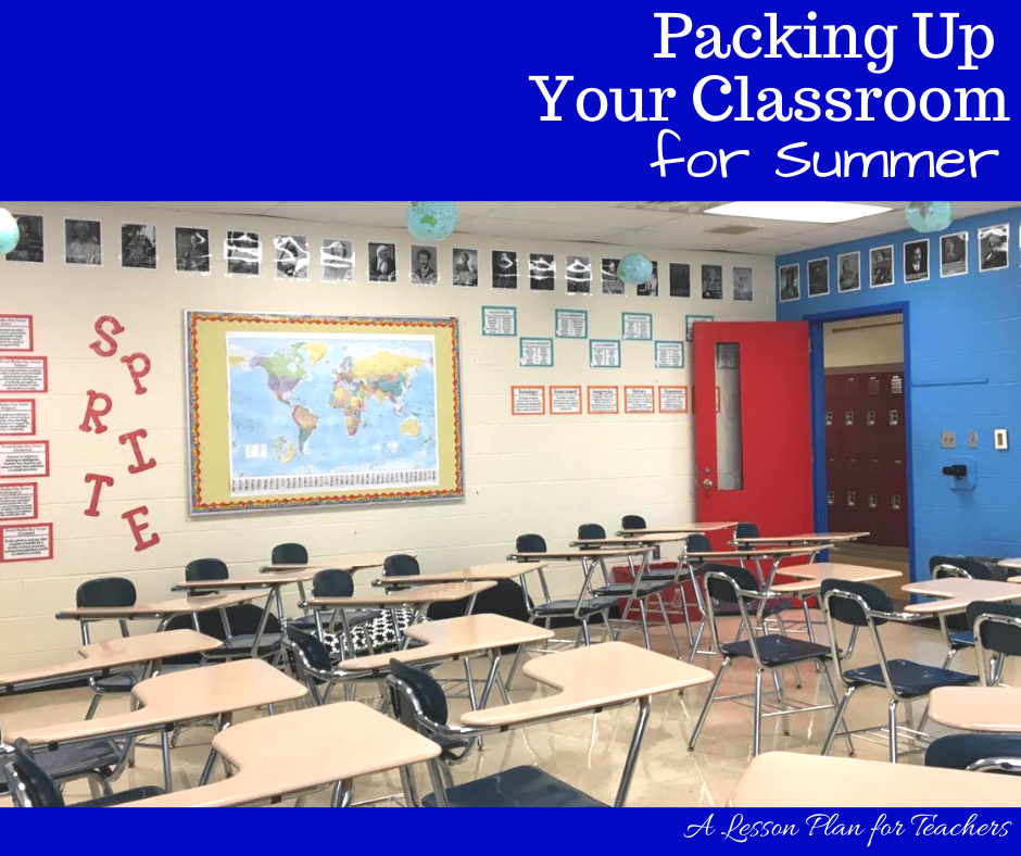 Not every school requires that teachers pack up their classrooms for the summer, but over the years I have learned that it is still a good idea. #packingupforsummer #packingupyourclassroom #classroomorganization