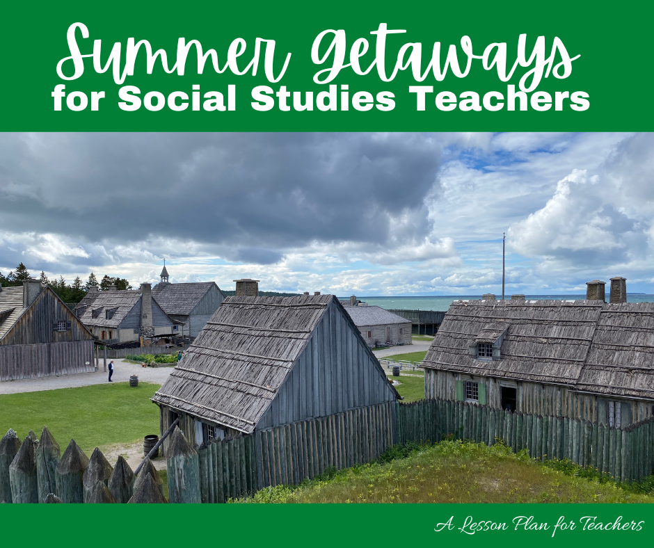 Often, getaways can be peaceful and stress-free but can also support your upcoming school year. There are many small getaways near you that may distract you from daily stresses and provide you resources for the classroom. #teacherexcursions #teachervacation #summervacation #teachertravel