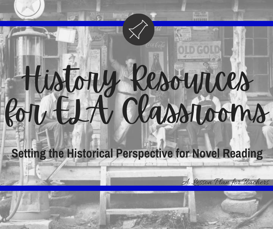 Using history resources, especially walking tours, can help students quickly gather needed information. This will bring them greater success in the ELA classroom. #ELAclassroom #historyresources #novelstudy
