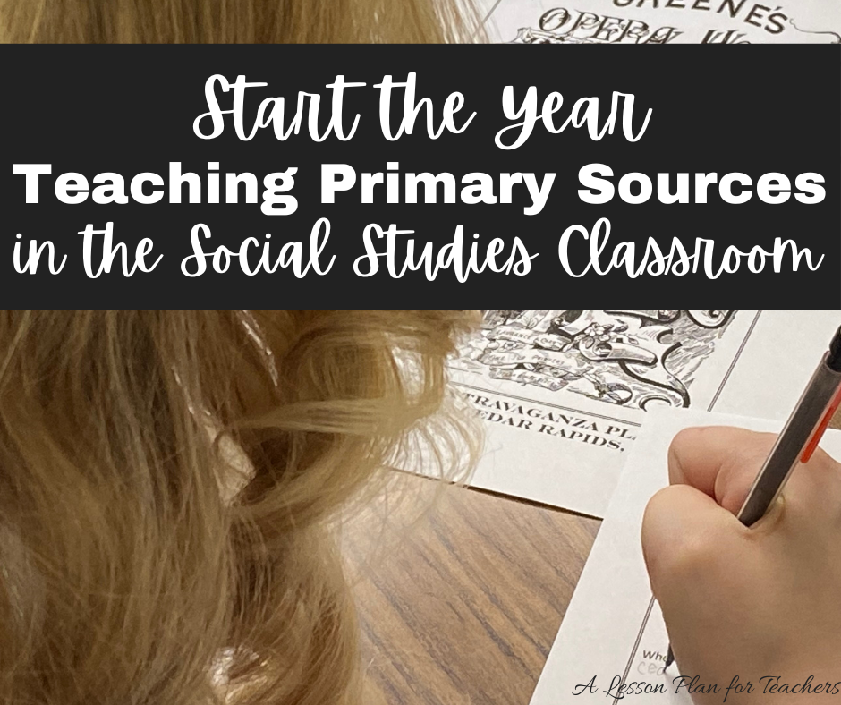 Teaching with primary sources can help you be fearless in your classroom AND help your students be successful!