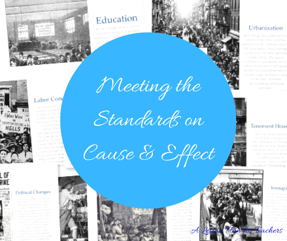 Teach the standards on cause and effect with easy to implement strategies and resources. 