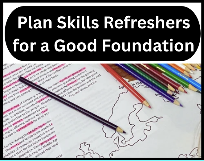 Skills to practice with students on the first days back to school in the History or Geography classroom.